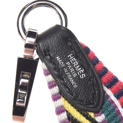 Hermes Toile Swift 25mm Sangle Cavale Shoulder Strap Multicolor Black 3 of 5
