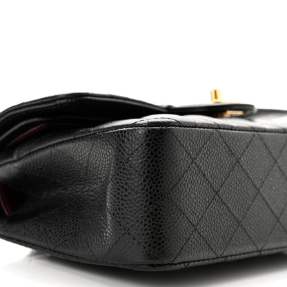 Chanel Caviar Quilted Small Double Flap Black 9 of 10