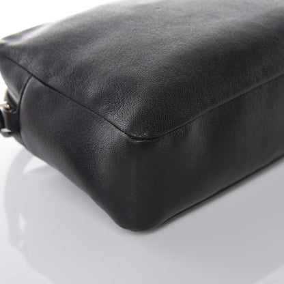 Saint Laurent Lambskin Monogram Small Lou Camera Bag Black 11 of 12