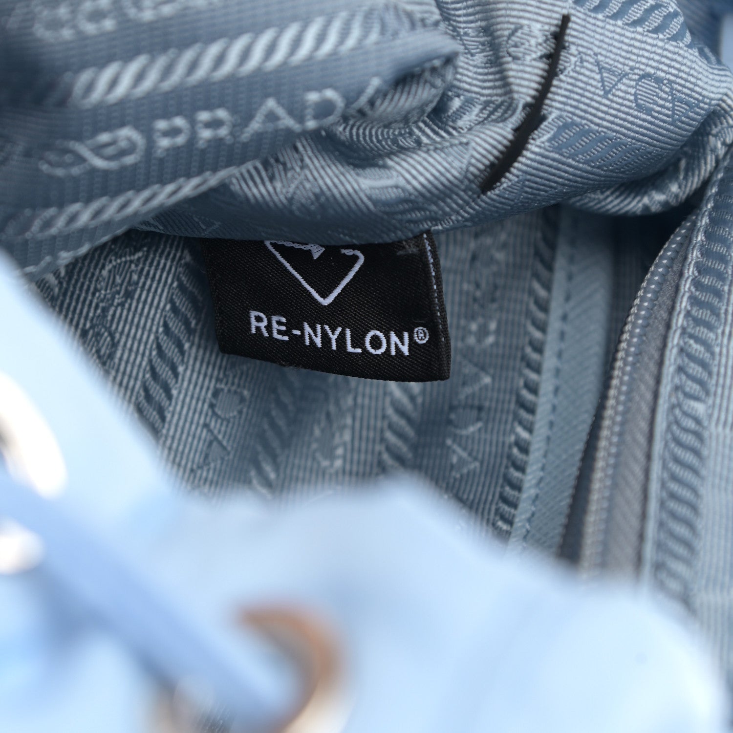 Prada Tessuto Nylon Vela Small Backpack Celeste 9 of 16