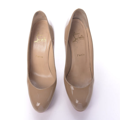 Christian Louboutin Patent New Simple 120 Pumps 38 Nude 5 of 10