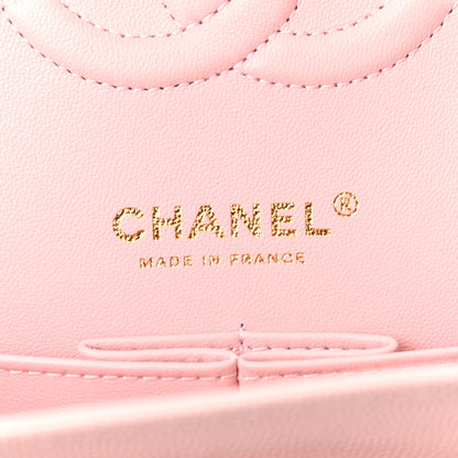 Chanel Caviar Quilted Medium Double Flap Light Pink 6 of 11
