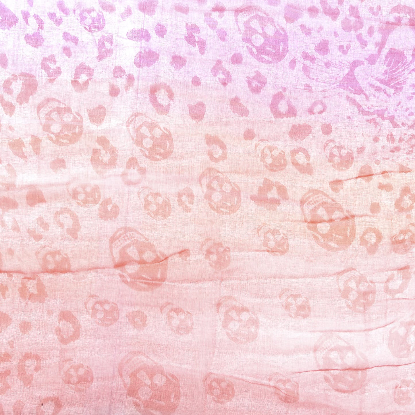 Protein Fibers Modal Leopard Skull Scarf Multicolor