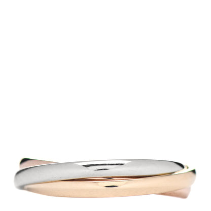 Cartier 18K Pink Yellow White Gold Extra Small Les Must De Cartier Trinity Ring 50 5.25 3 of 4