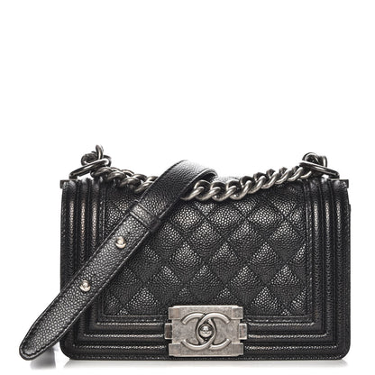 Chanel Caviar Quilted Small Boy Flap Black 1 of 7