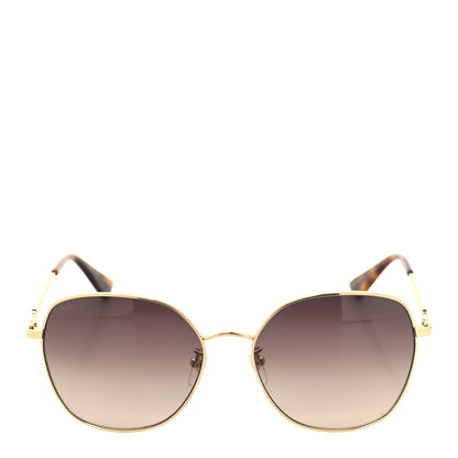 Gucci Metal Square Frame Sunglasses GG0415SK Gold 2 of 7