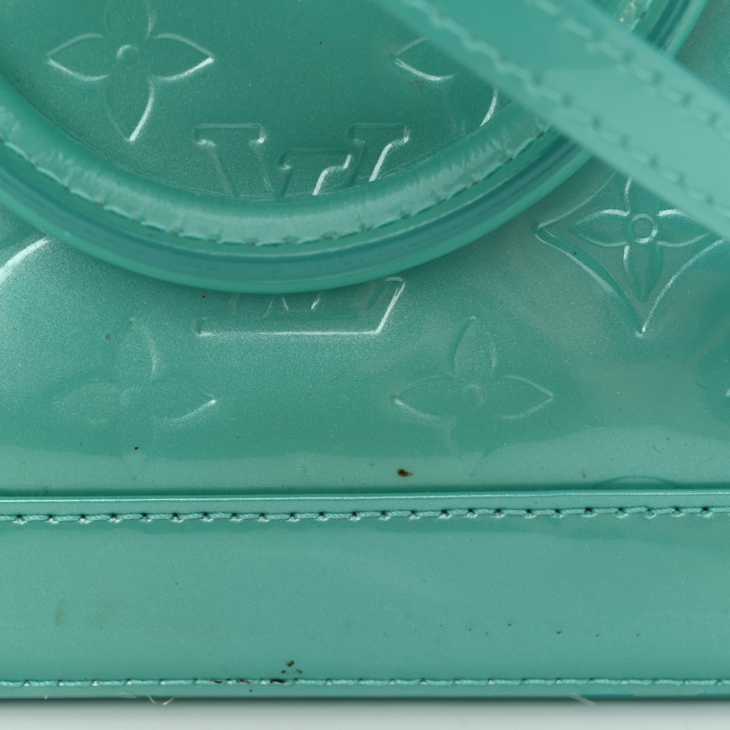Louis Vuitton Vernis Alma BB Turquoise 11 of 11