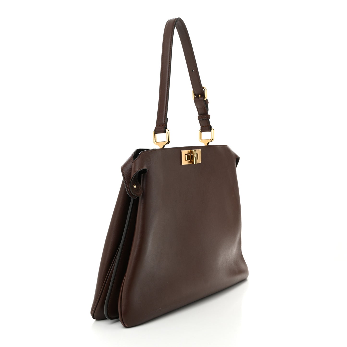 Vitello Large Soft Peekaboo Brown