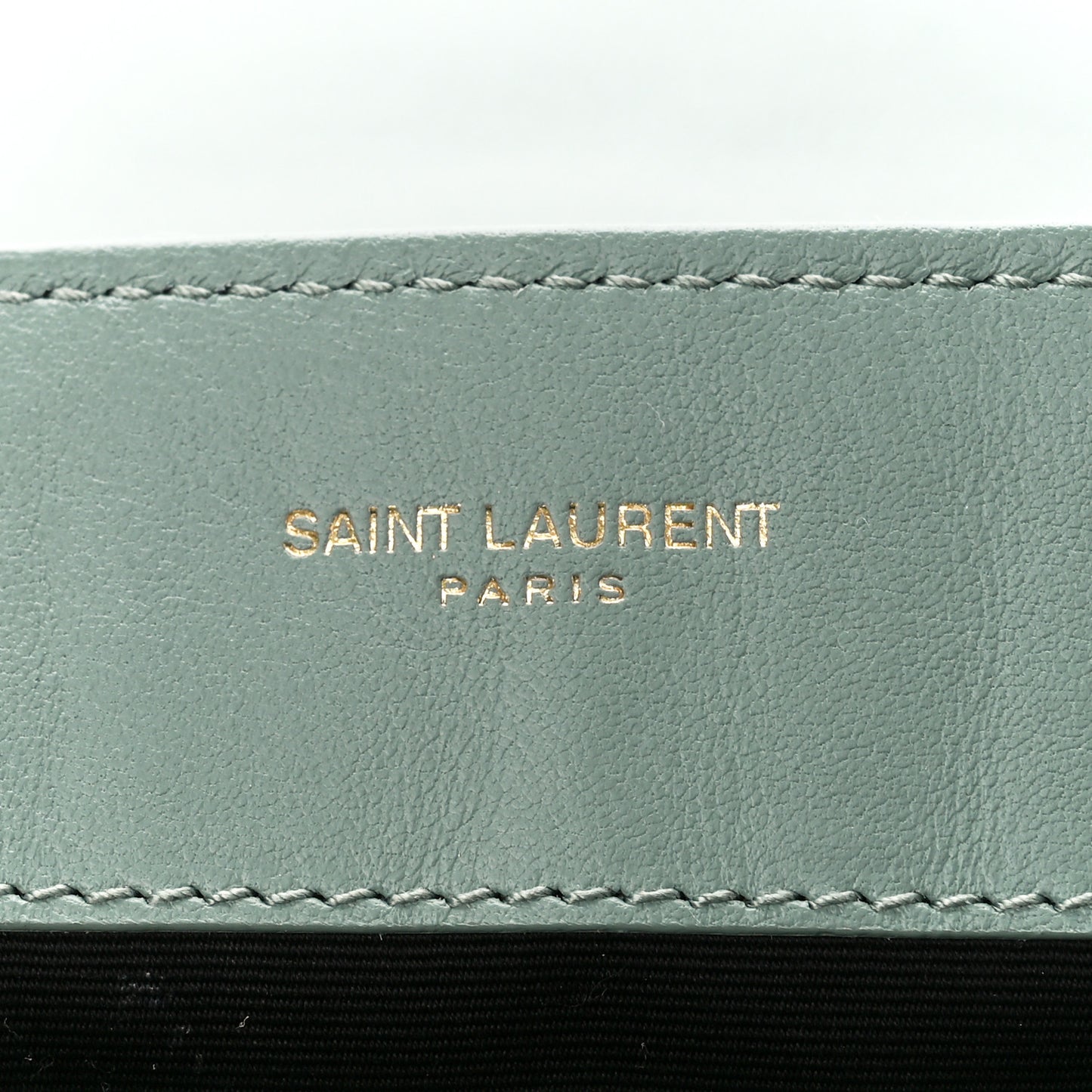 Suede Calfskin Y Quilted Monogram Small Loulou Chain Satchel Vert Opaline