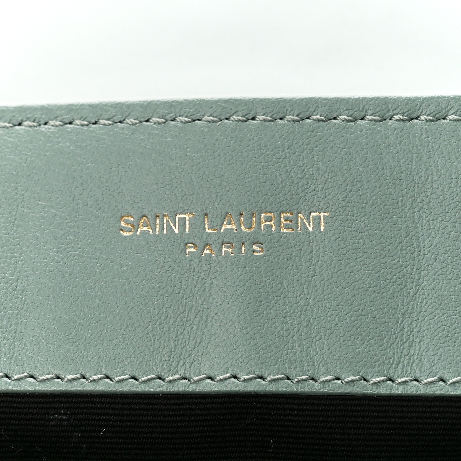 Saint Laurent Suede Calfskin Y Quilted Monogram Small Loulou Chain Satchel Vert Opaline 6 of 13