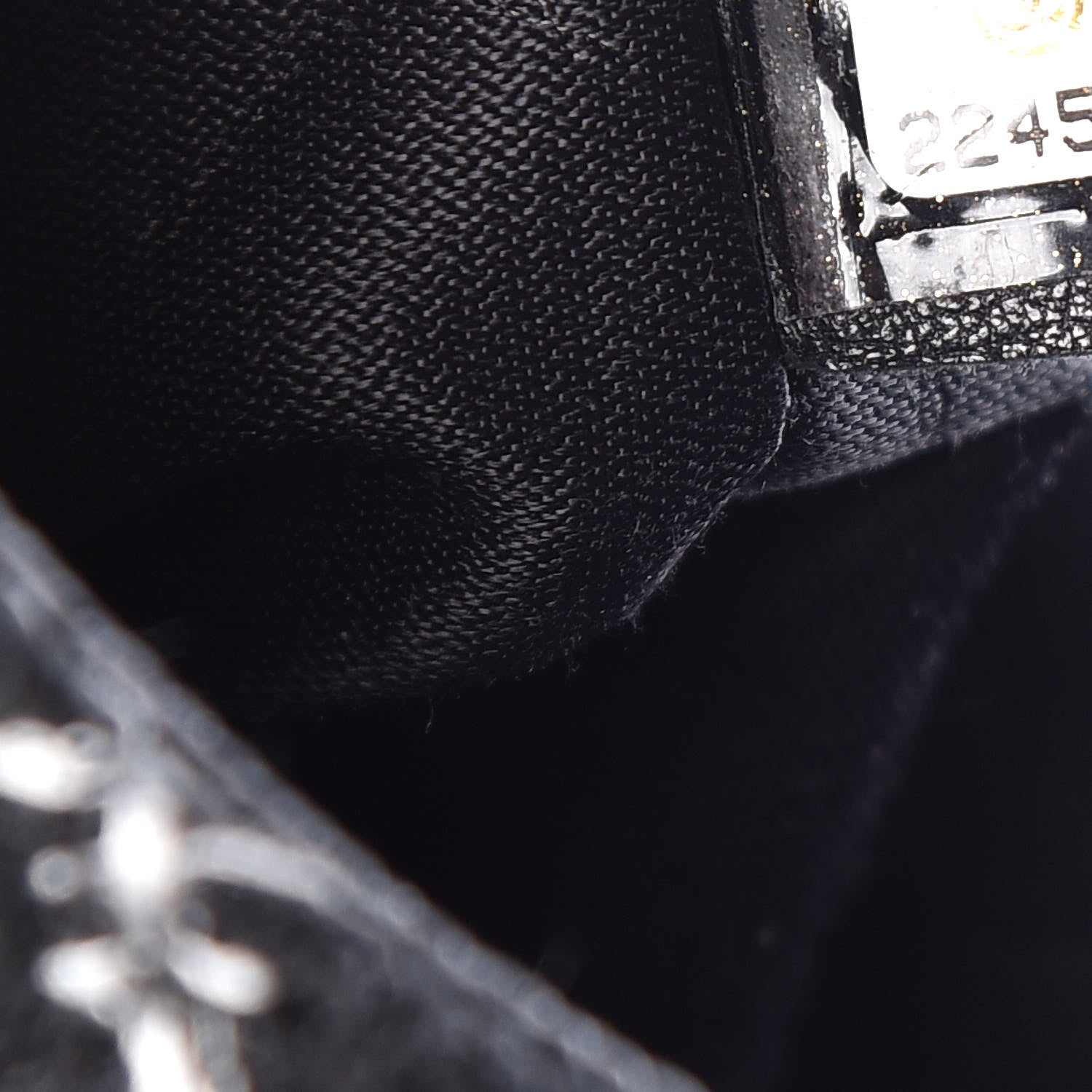 Chanel Tweed Trip Top Handle Flap Black 9 of 9