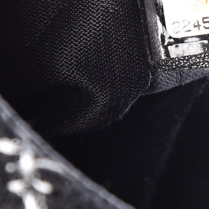 Chanel Tweed Trip Top Handle Flap Black 9 of 9