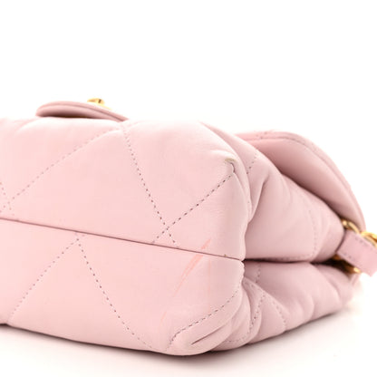 Chanel Lambskin Quilted Small Chain Top Handle Flap Rose Clair 11 of 12