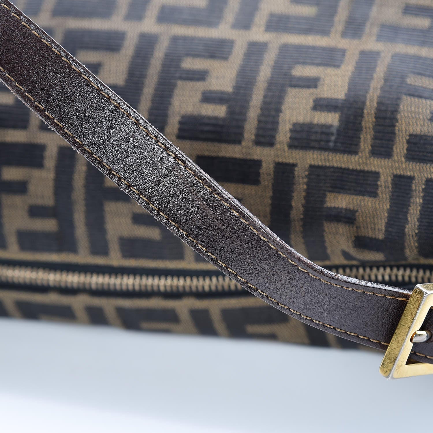Fendi Zucca Shoulder Bag Tobacco 15 of 21