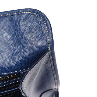 Prada Saffiano Lux Tote Bluette 14 of 20