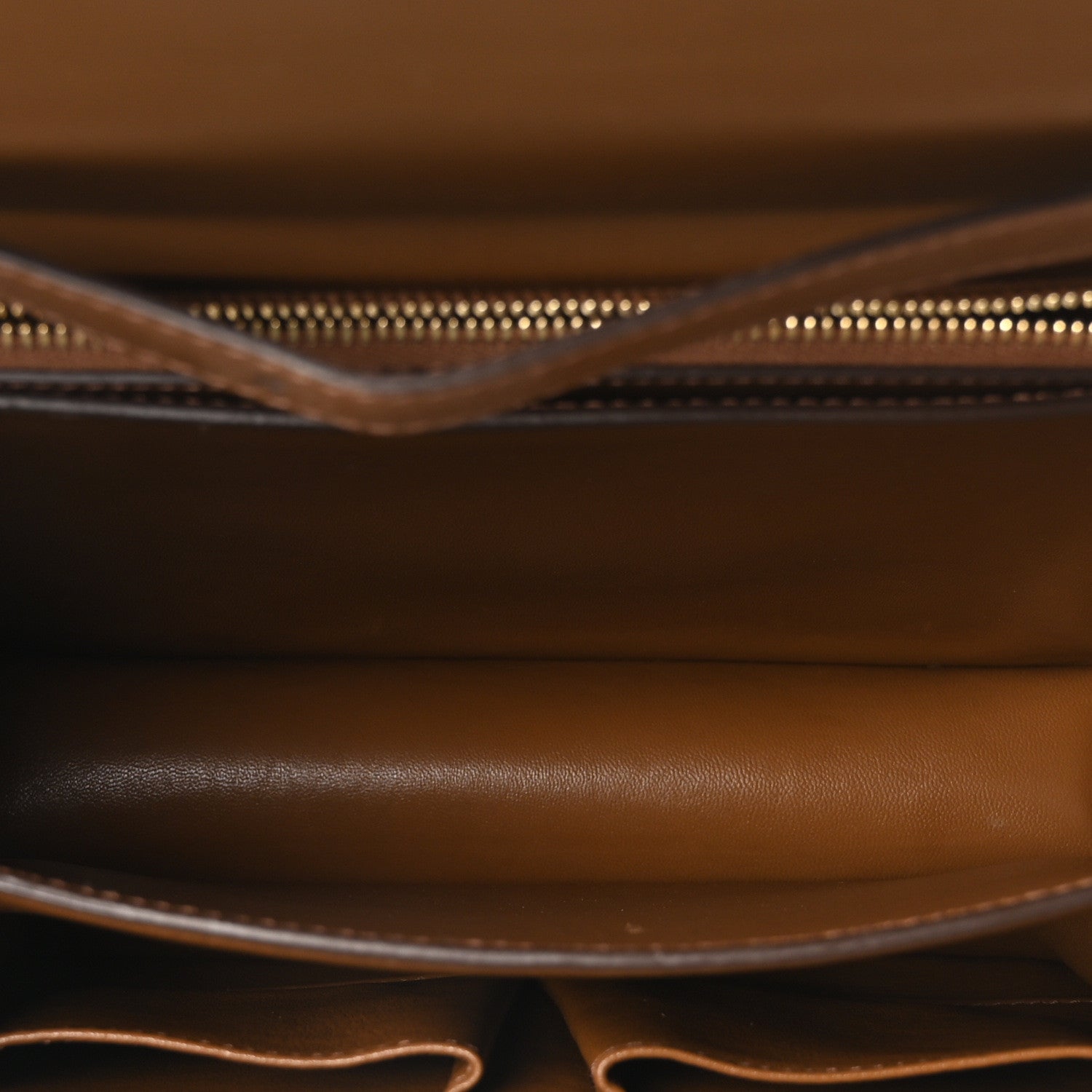 Celine Calfskin Medium Classic Box Flap Bag Light Camel 5 of 10