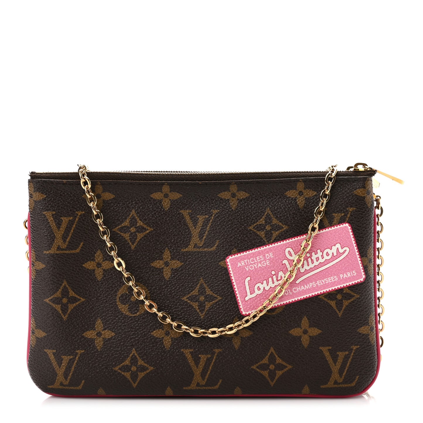 Monogram World Tour Double Zip Pochette