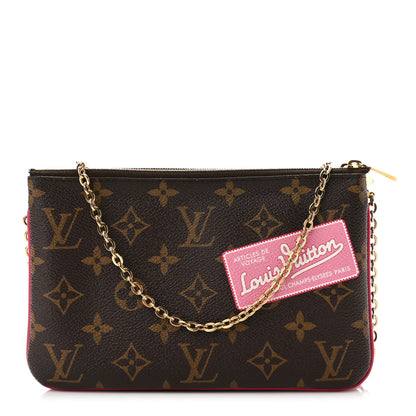 Louis Vuitton Monogram World Tour Double Zip Pochette 1 of 11