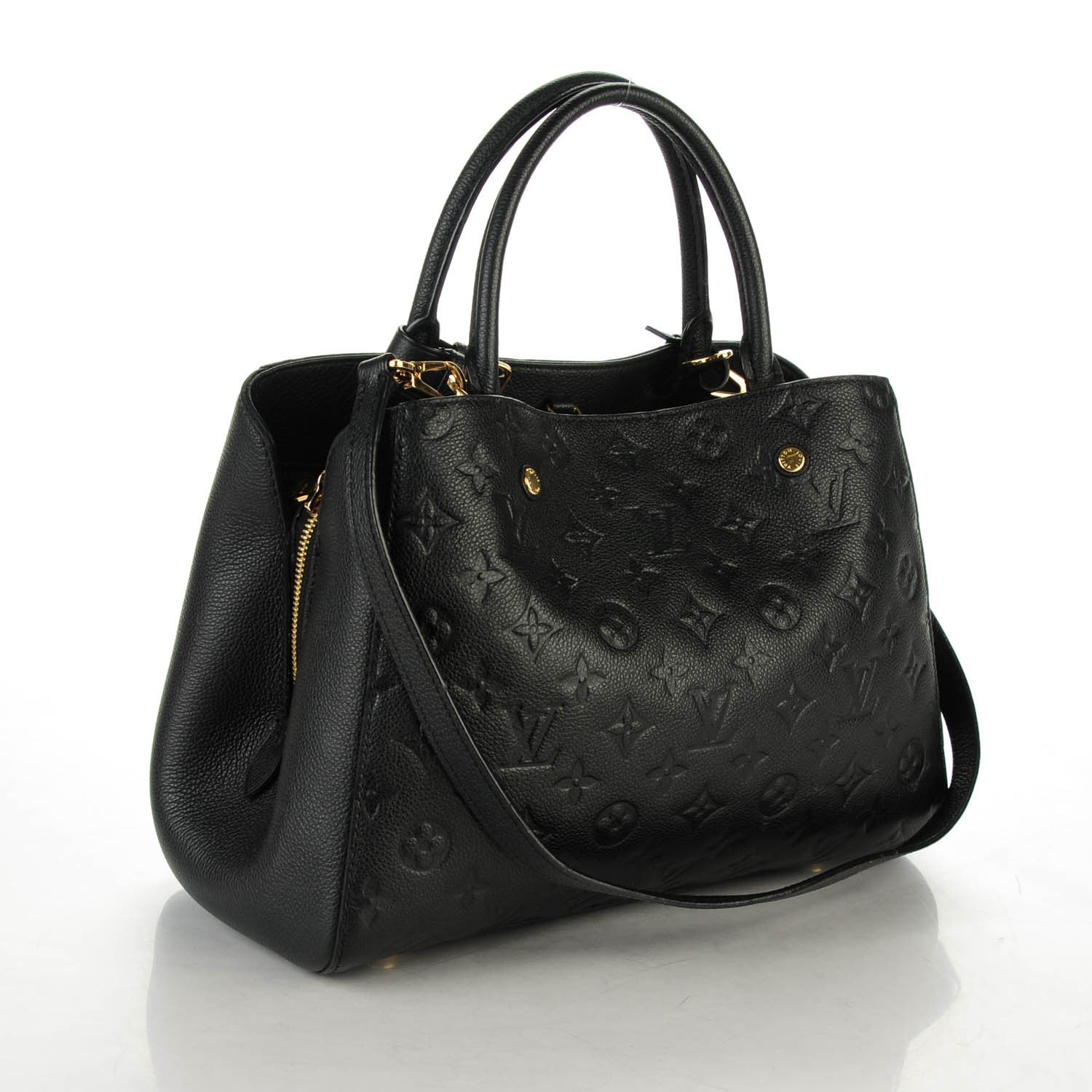 Louis Vuitton Empreinte Montaigne MM Black 3 of 8