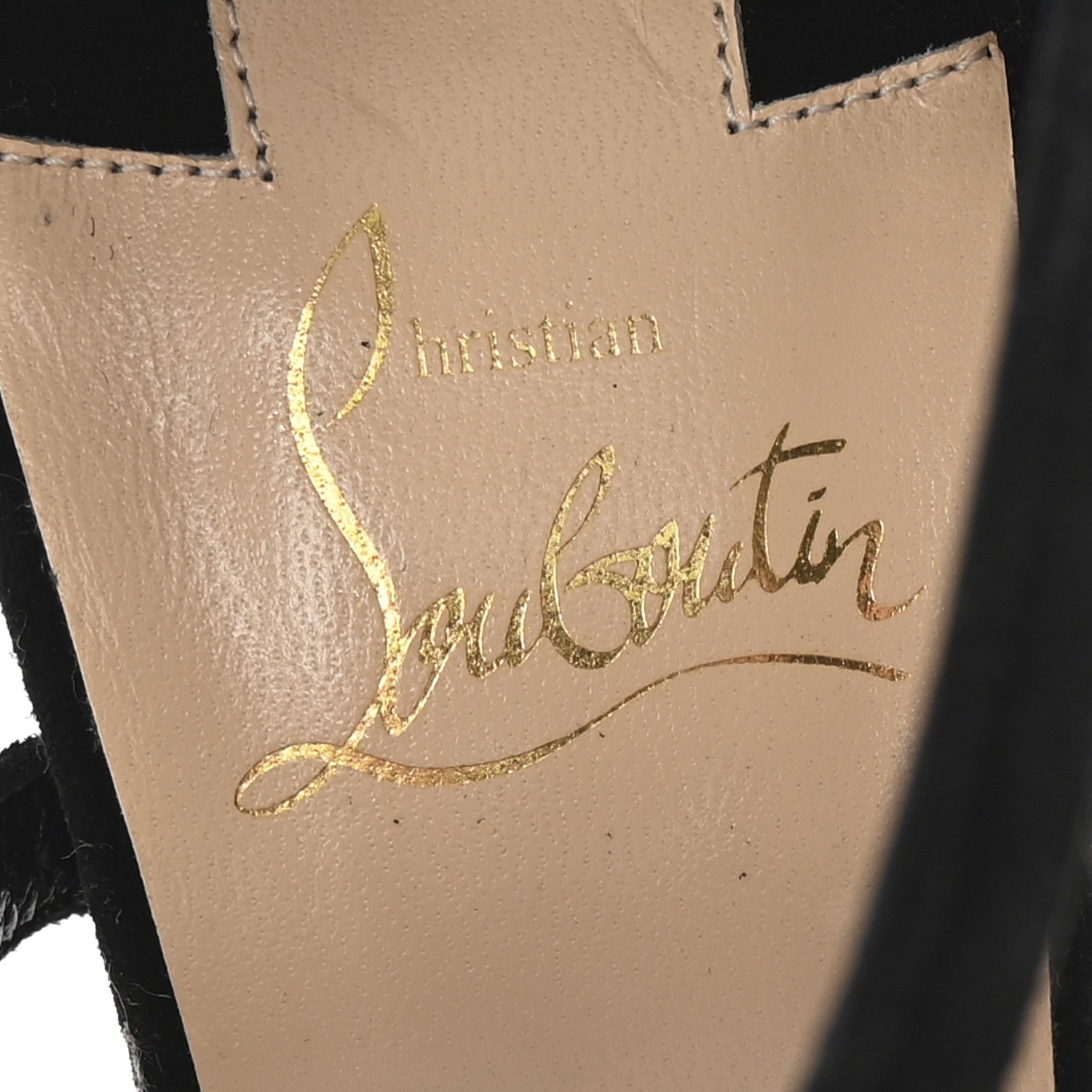 Christian Louboutin Veau Velours Perforated Victorilla 100 Pumps 39 Black 8 of 8