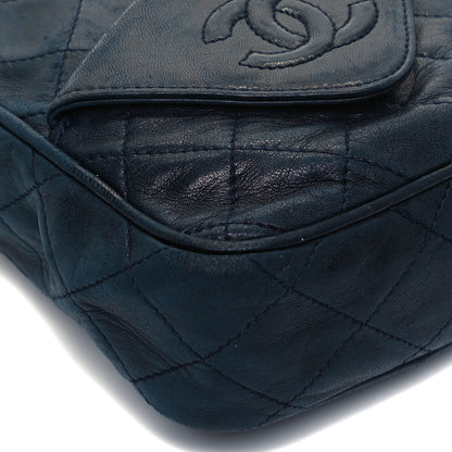 Chanel Lambskin Quilted CC Tassel Camera Case Blue 7 of 8