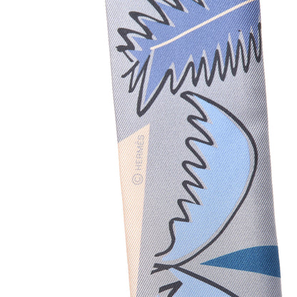 Hermes Silk Sea Surf and Fun Twilly Anthracite Marine Jean 4 of 5