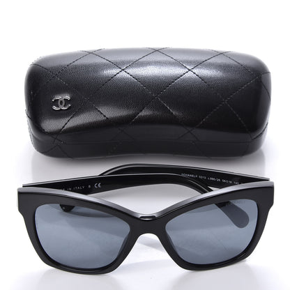 Chanel CC Butterfly Signature Sunglasses 5313 Black 8 of 8