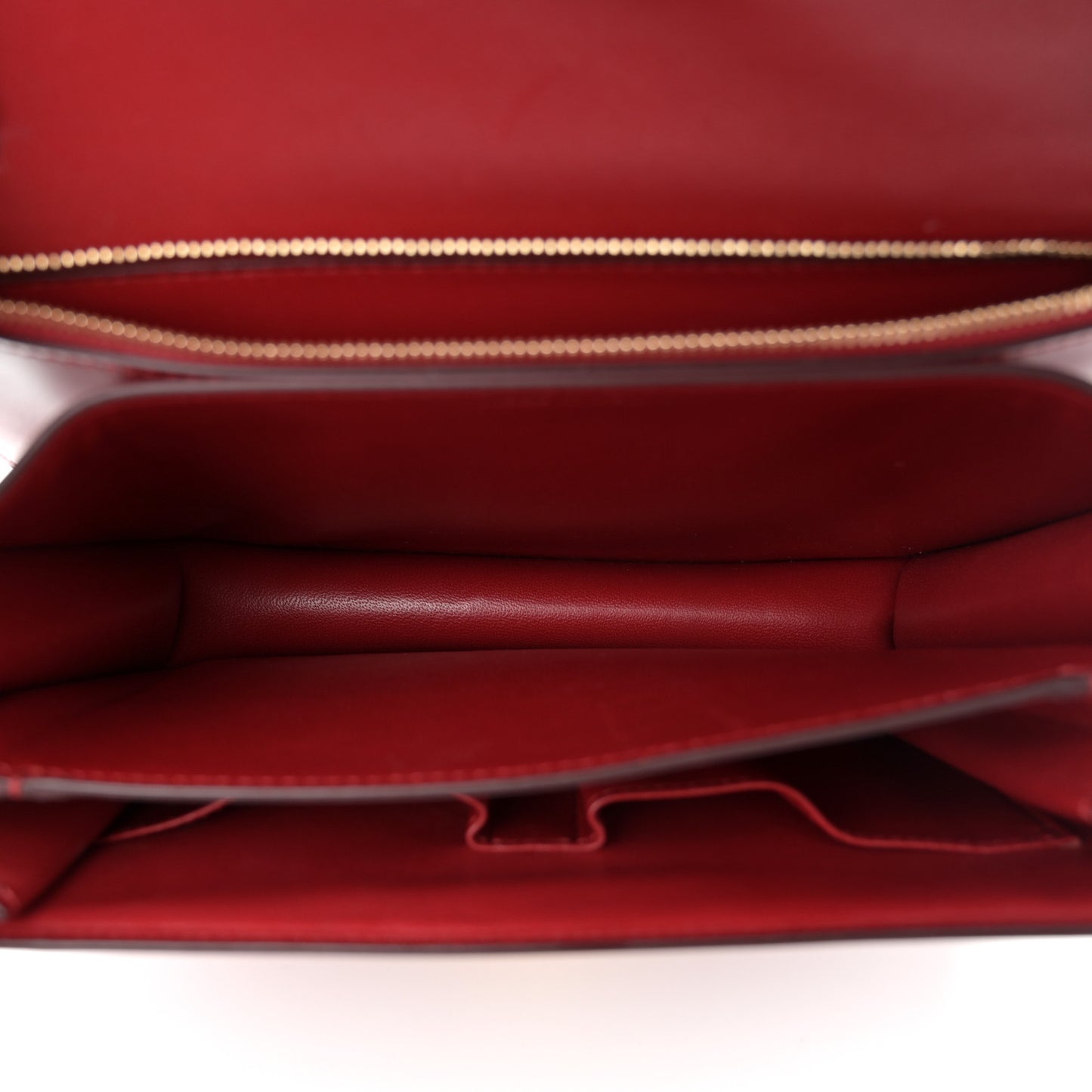 Box Calfskin Medium Classic Box Flap Bag Red