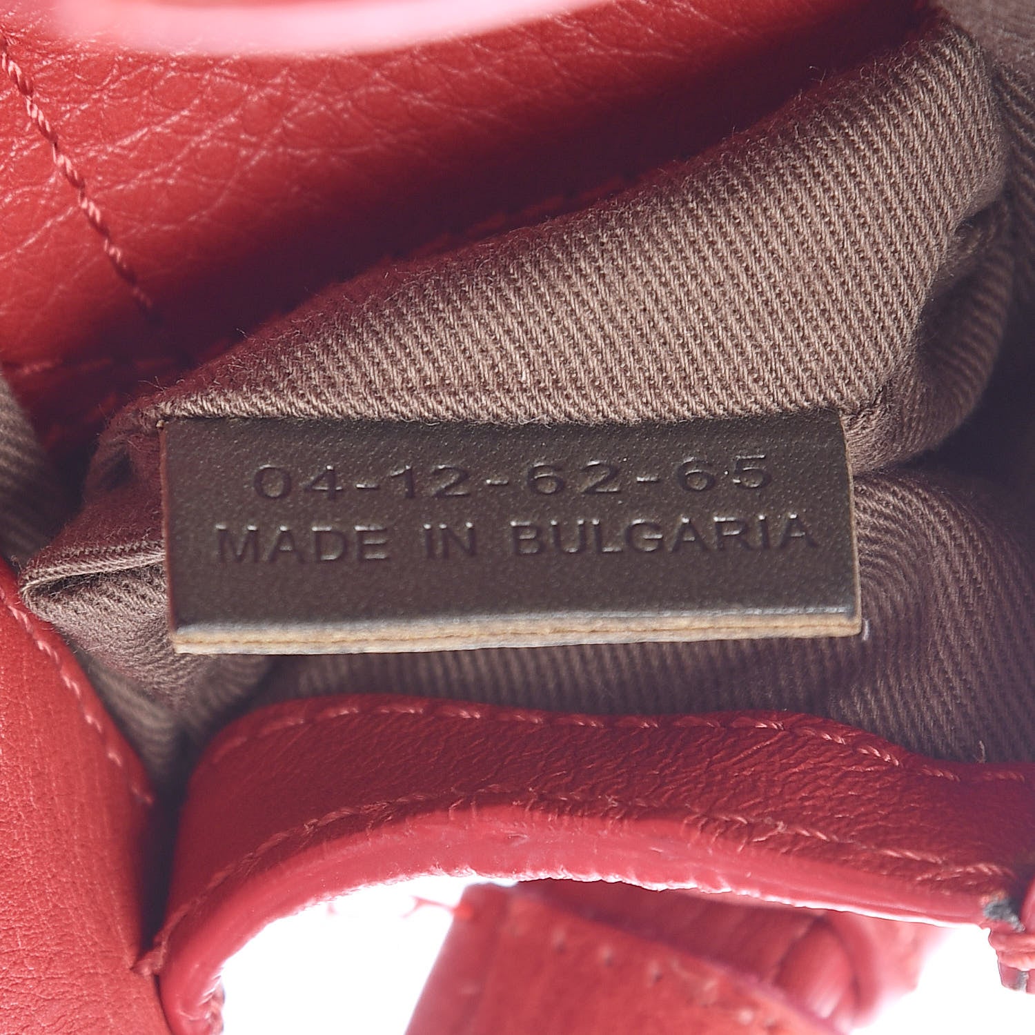 Chloe Calfskin Mini Marcie Round Crossbody Bag Red 7 of 12