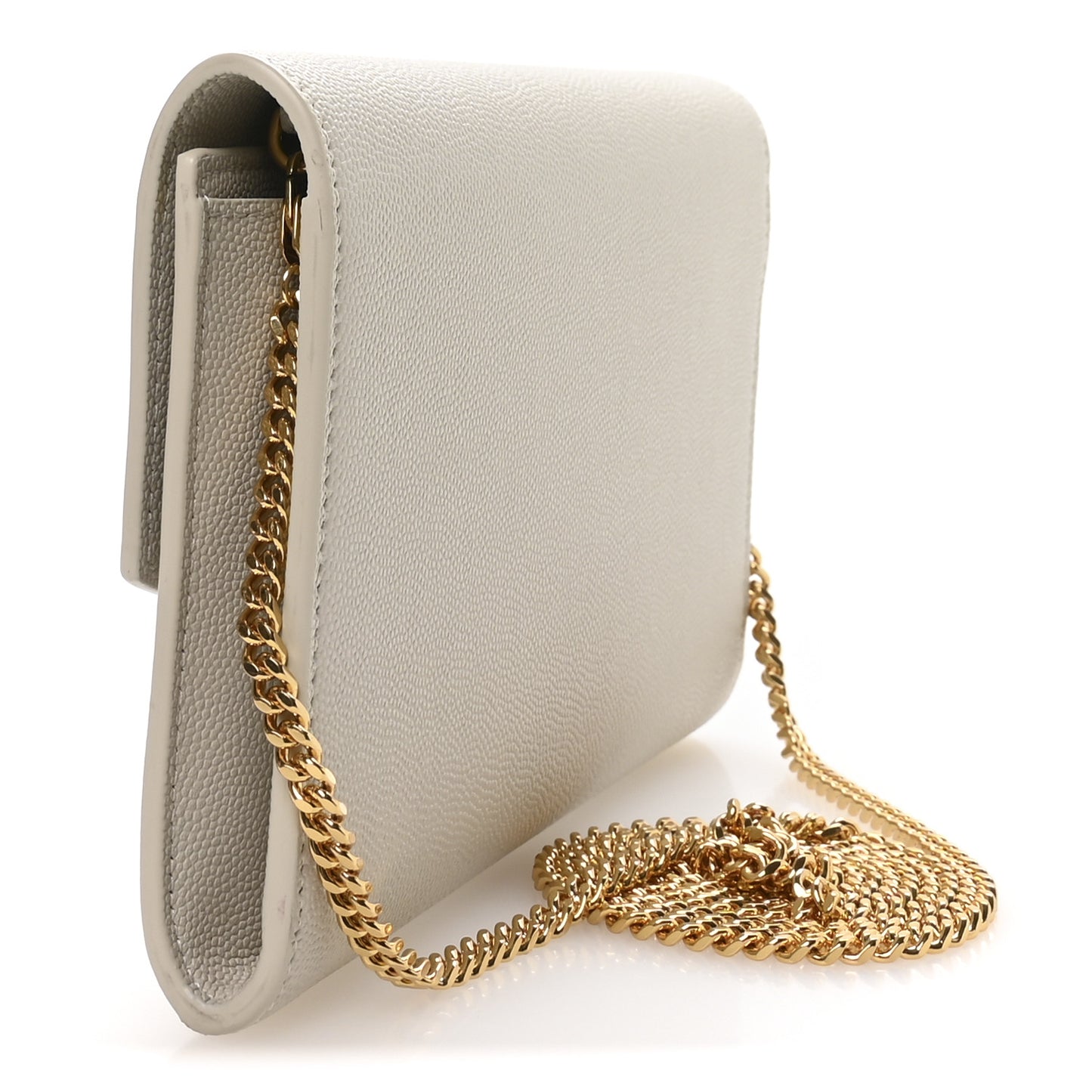 Grain De Poudre Monogram Uptown Chain Wallet Crema Soft