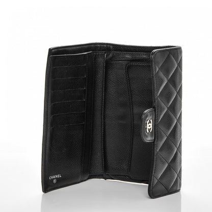 Chanel Caviar Quilted Large Flap Wallet Black 5 of 11
