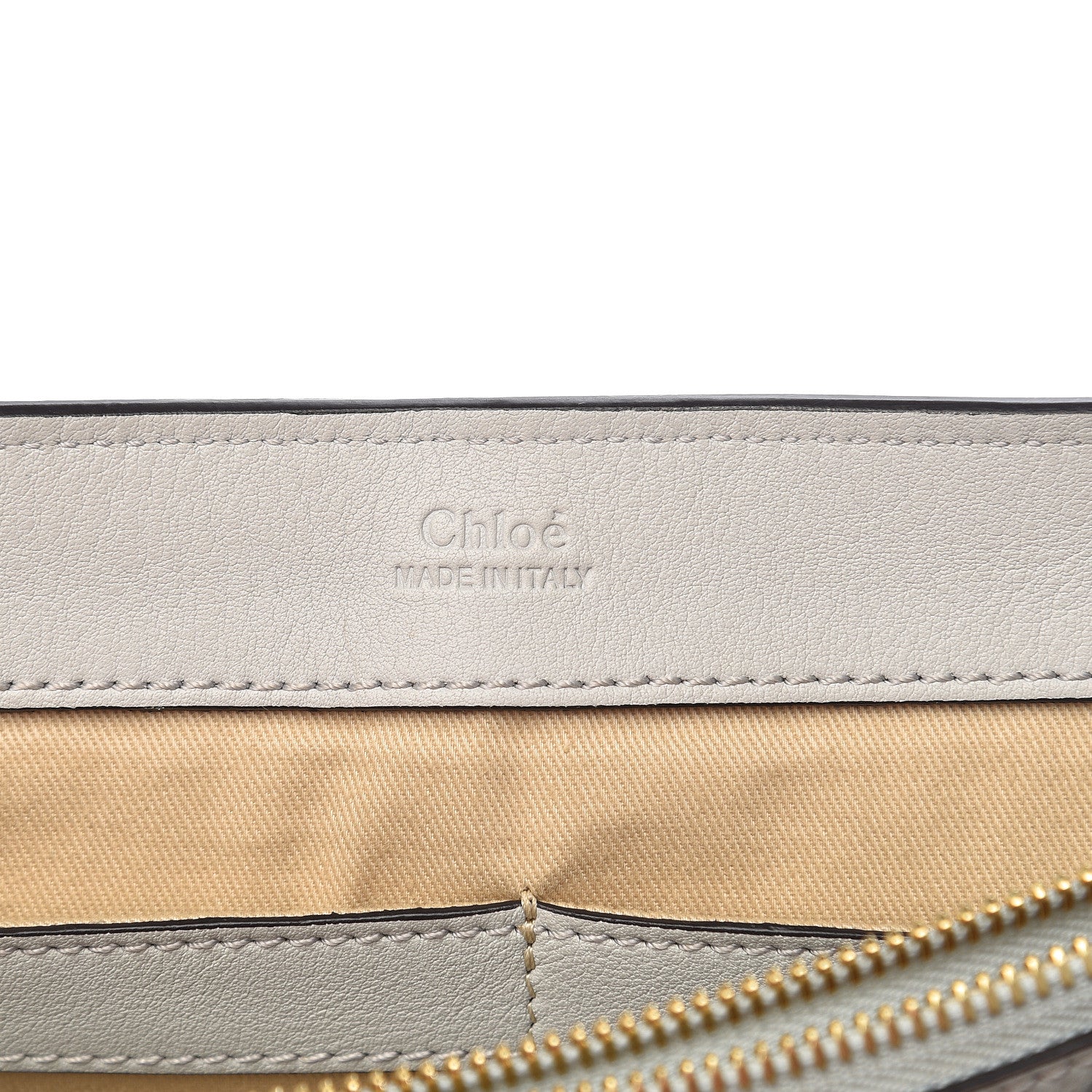 Chloe Calfskin Medium Faye Day Shoulder Bag Airy Grey 6 of 15