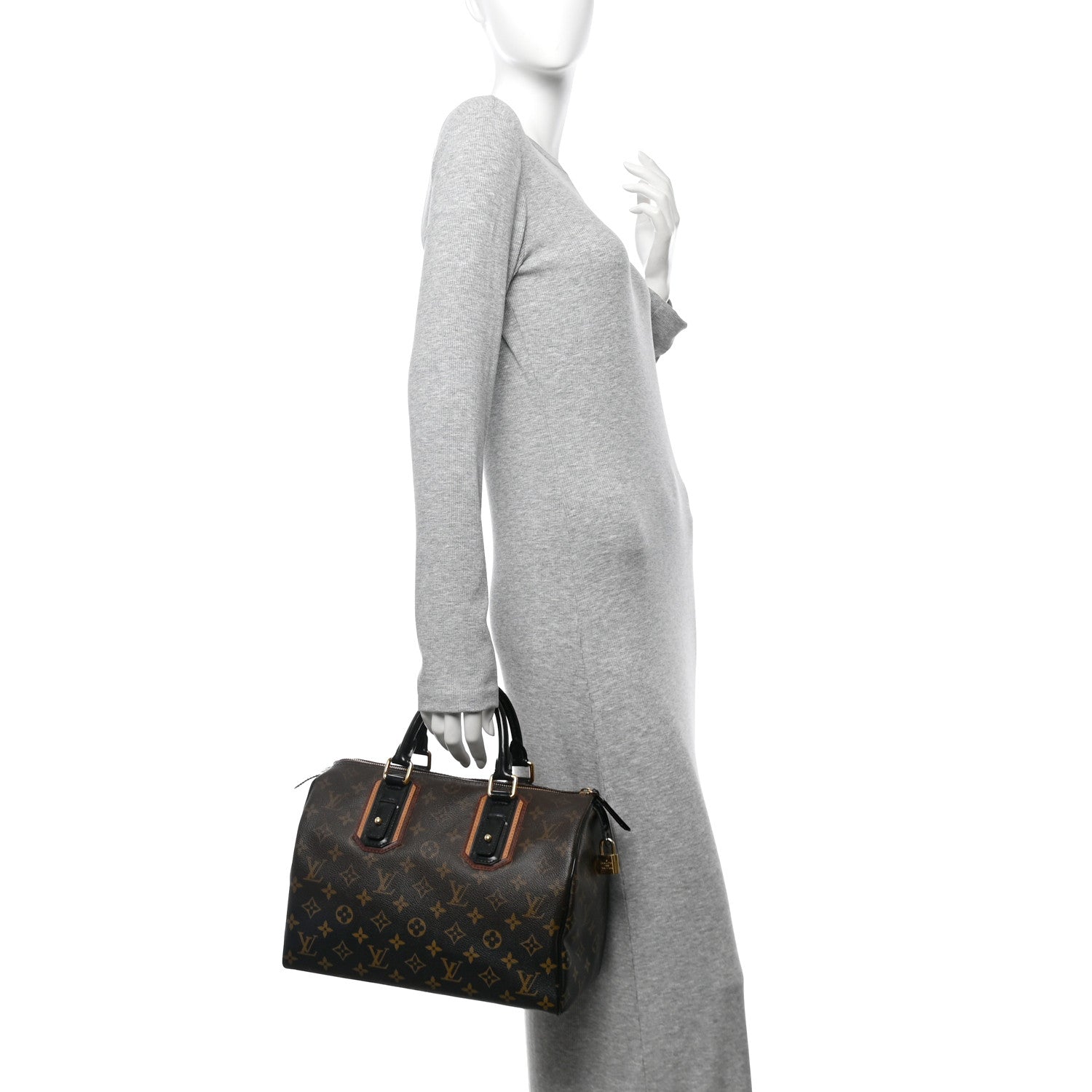 Louis Vuitton Monogram Mirage Speedy 30 Black 2 of 13