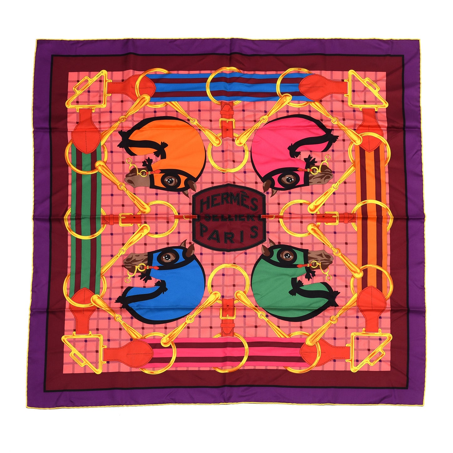 Silk Tatersale Scarf 90