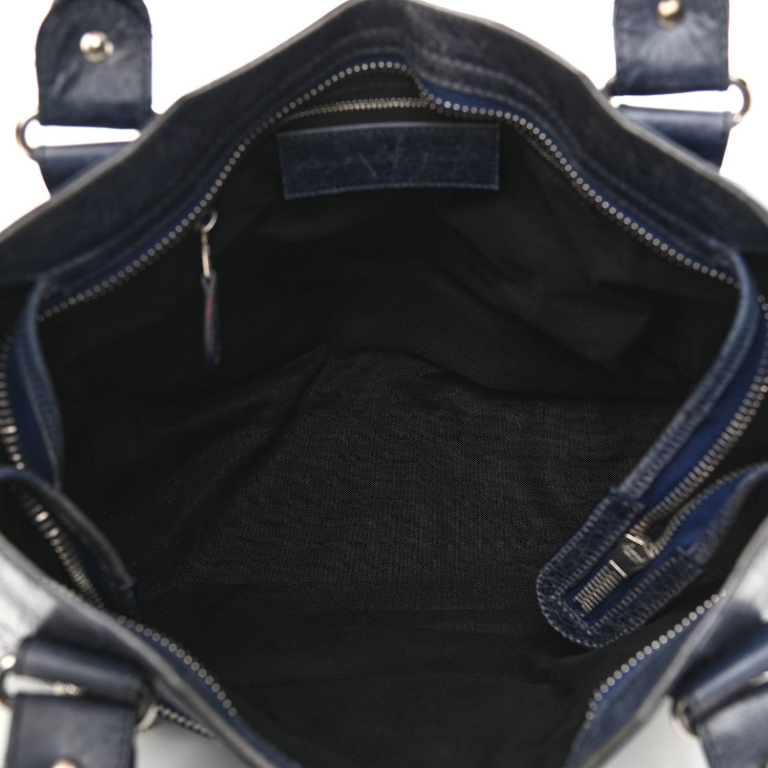 Balenciaga Agneau Giant 21 Silver Hardware City Bleu Roi 5 of 12