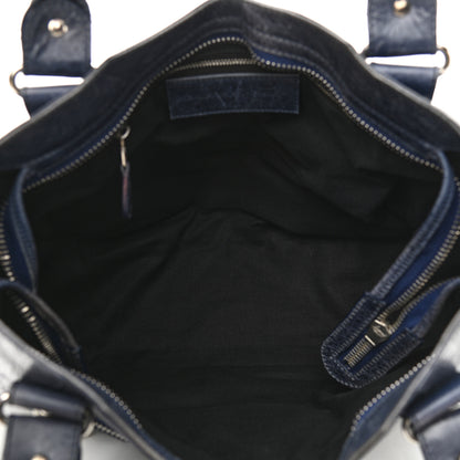 Balenciaga Agneau Giant 21 Silver Hardware City Bleu Roi 5 of 12