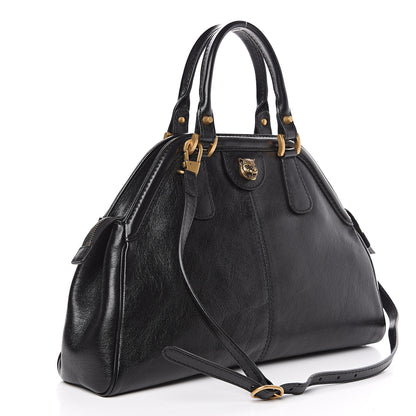 Gucci Calfskin Medium Re(Belle) Top Handle Bag Black 2 of 9