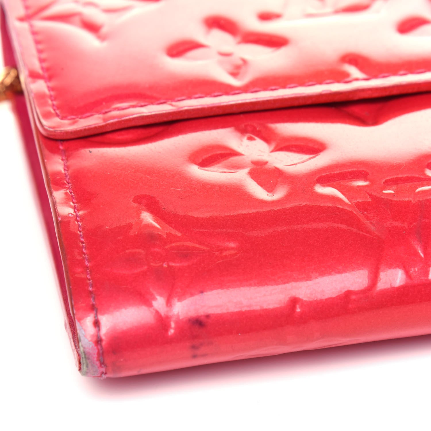 Louis Vuitton Vernis Sarah Wallet Rose Pop 14 of 19