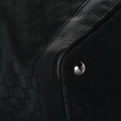 Gucci Nylon Monogram Travel Hobo Black 9 of 15