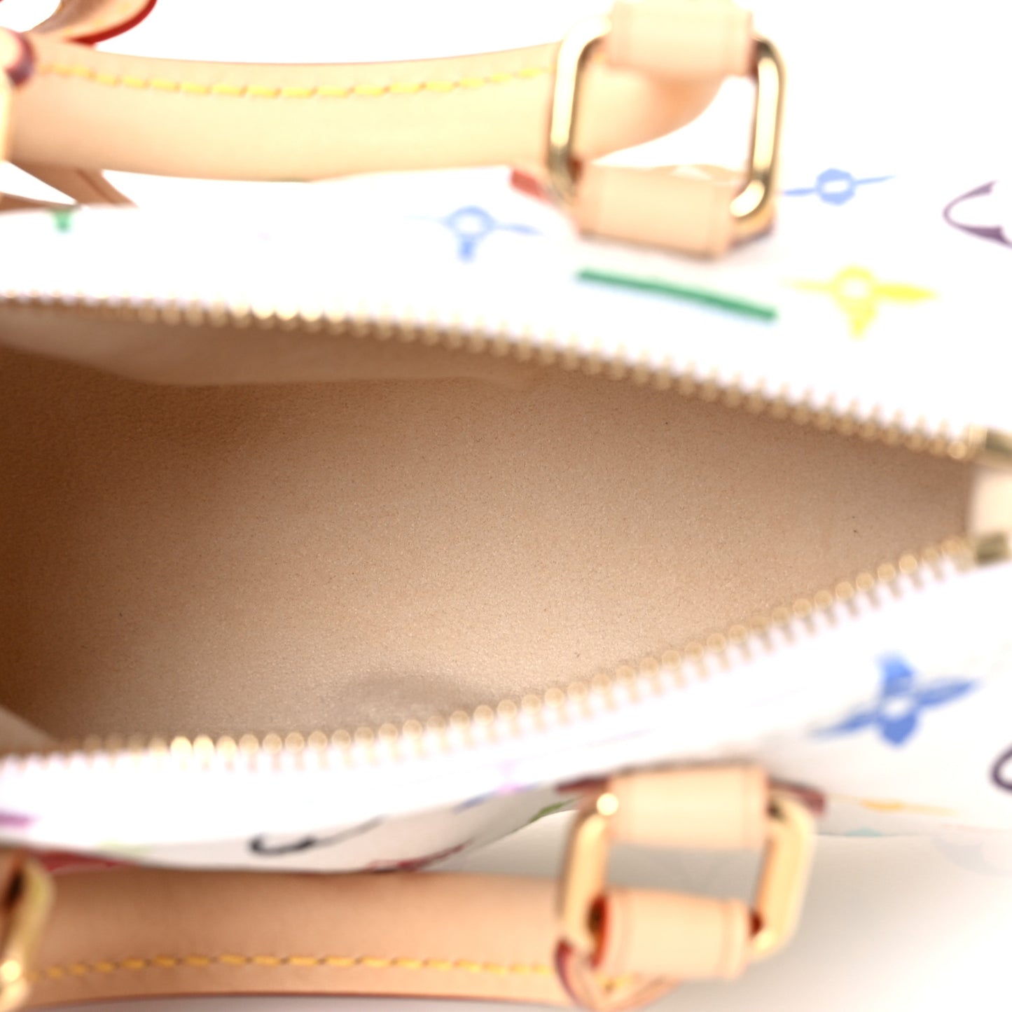 LV X TM Monogram Multicolor Nano Speedy White