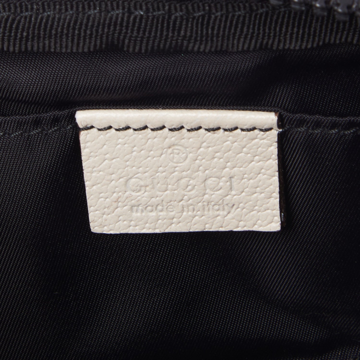 Gucci Coated Canvas Trademark Small Cosmetic Case Black 6 of 7