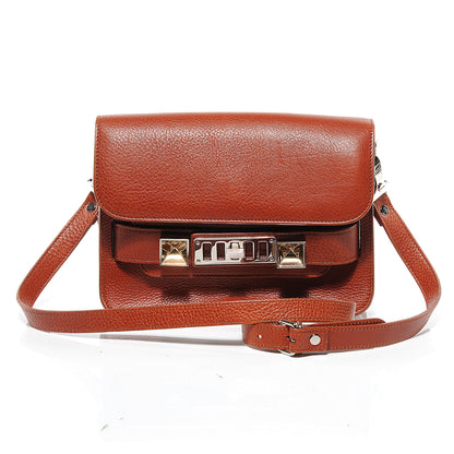 Proenza Schouler Leather Mini PS11 Classic Shoulder Bag Saddle 1 of 9