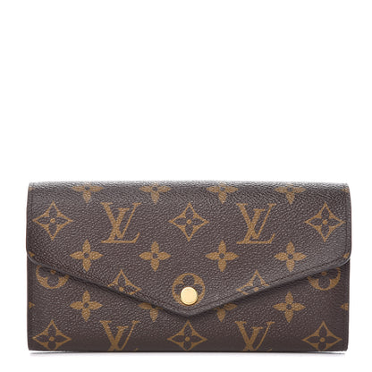 Louis Vuitton Monogram Sarah Wallet NM Rose Ballerine 1 of 7