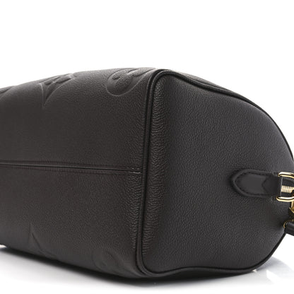 Louis Vuitton Empreinte Monogram Giant Speedy Bandouliere 25 Chocolate 9 of 10