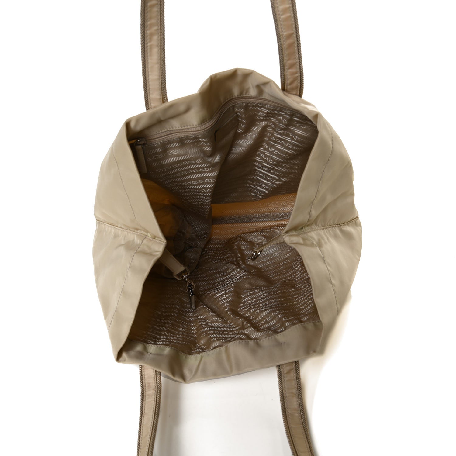 Prada Tessuto Nylon Logo Tote Lino 5 of 17