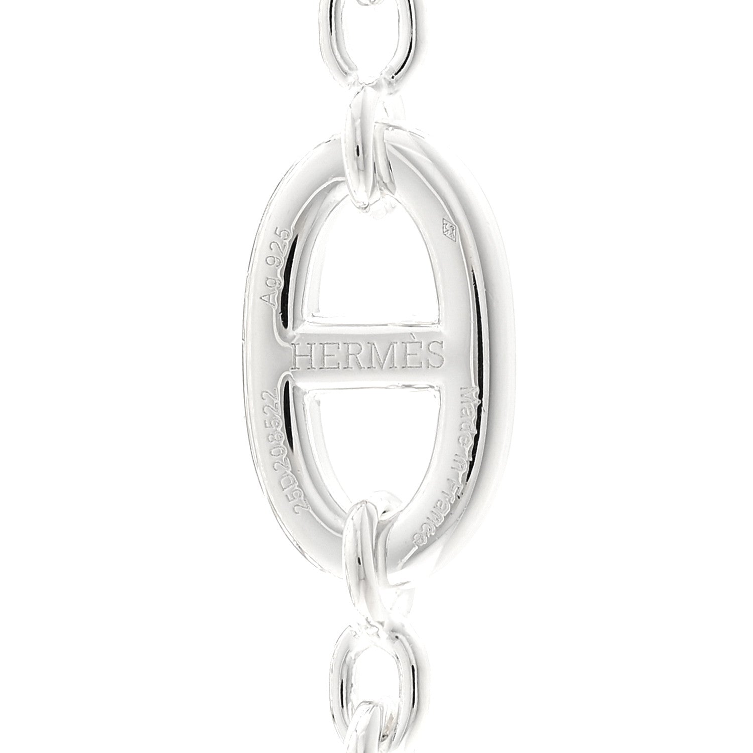 Hermes Sterling Silver Farandole Necklace 120 5 of 6