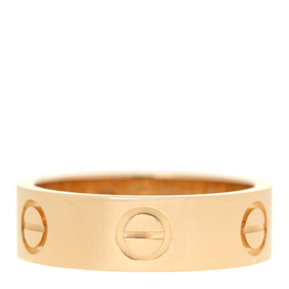Cartier 18K Yellow Gold 5.5mm LOVE Ring 51 5.75 1 of 5