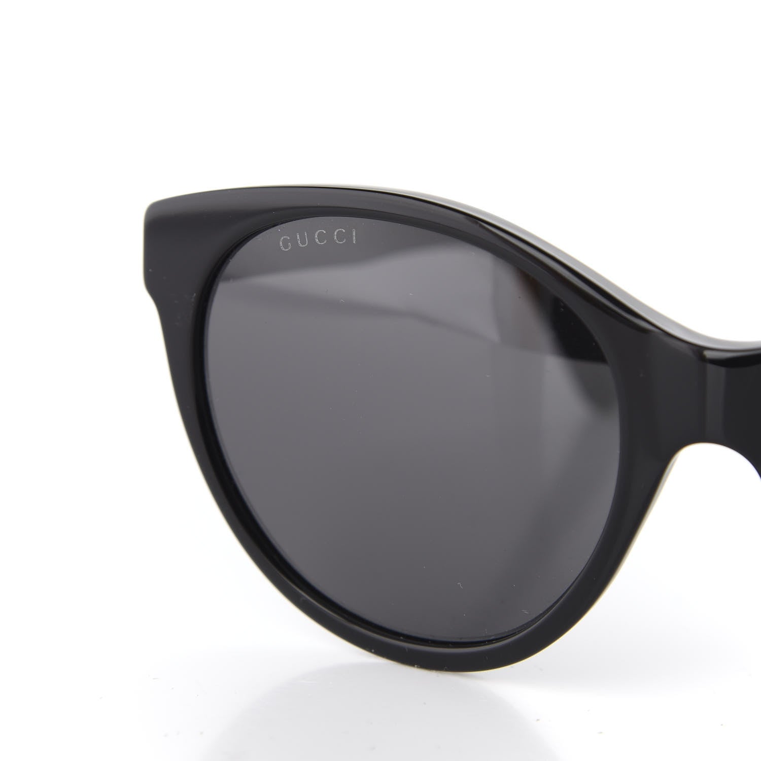 Gucci Round Frame Crystal Sunglasses GG 0419S Black 7 of 7