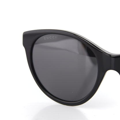Gucci Round Frame Crystal Sunglasses GG 0419S Black 7 of 7