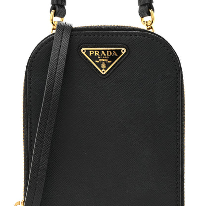 Prada Saffiano Mini Bag Black 8 of 16
